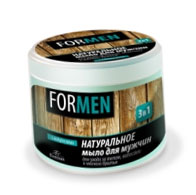 Ф-40 Натуральное мыло для мужчин  для ухода за кожей,волосами и бритья 450 мл 1/6