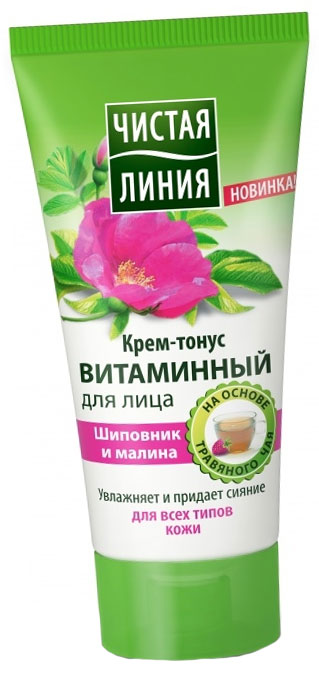 ЧИСТАЯ ЛИНИЯ крем-тонус витаминный для лица туба 50 мл 1/30